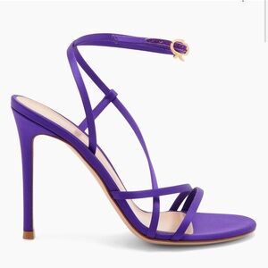 Gianvito Rossi 105MM Crepe Satin Stiletto-Heel Sandals